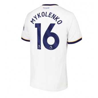 Billige Fotballdrakt Everton Vitaliy Mykolenko #16 Replika Bortedrakt 2026-27 Kortermet